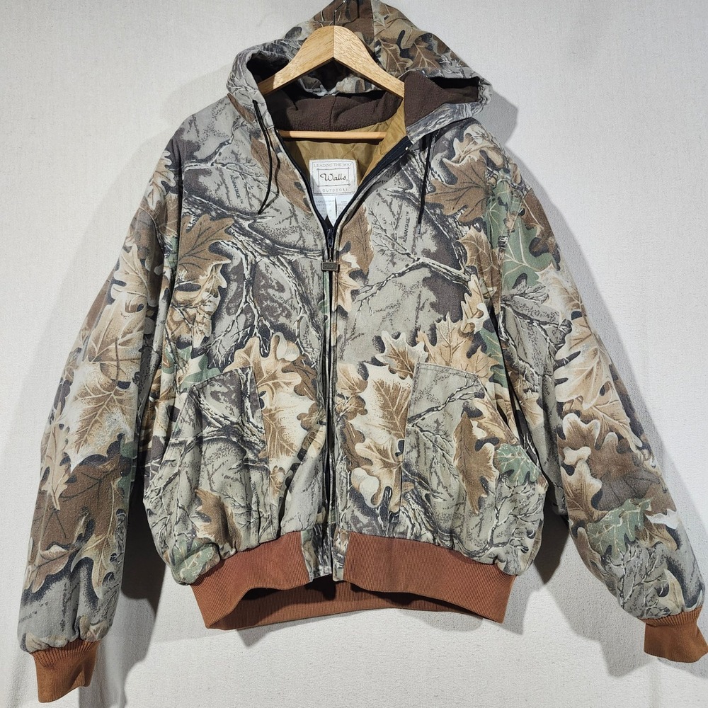Walls Outdoors Advantage Camo Thinsulate Hooded Jacket Mens 2XL Regular 9-362ACX